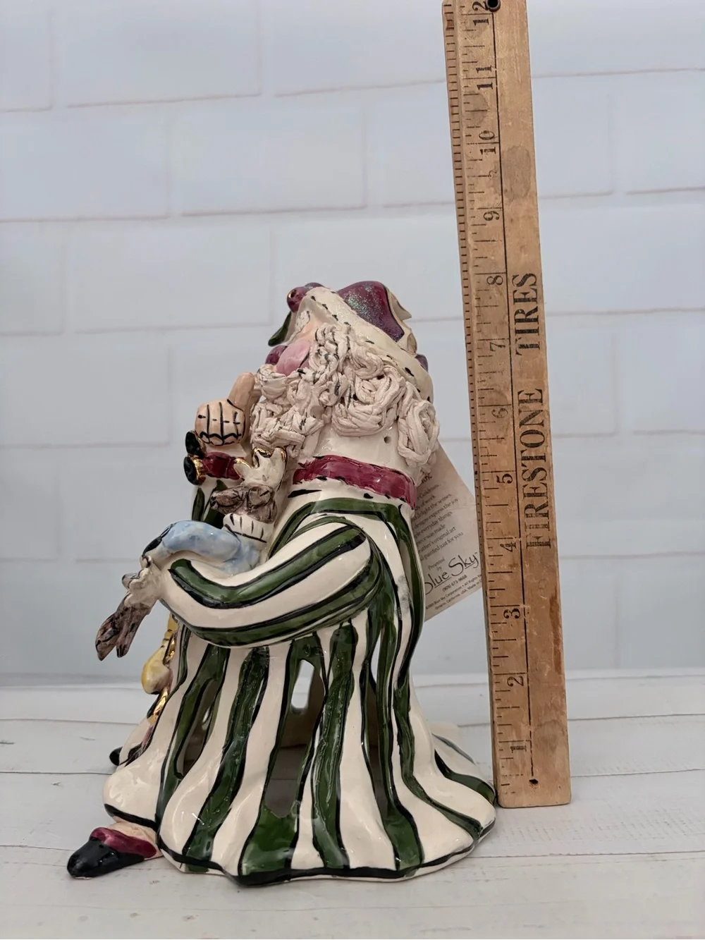 The Blue Sky Clayworks Santa Claus Figurine by Heather Goldminc